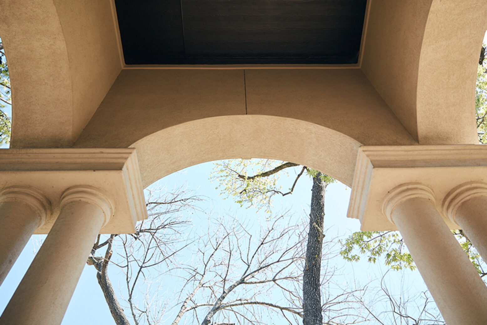 One of the entryways to the Dillard's home.