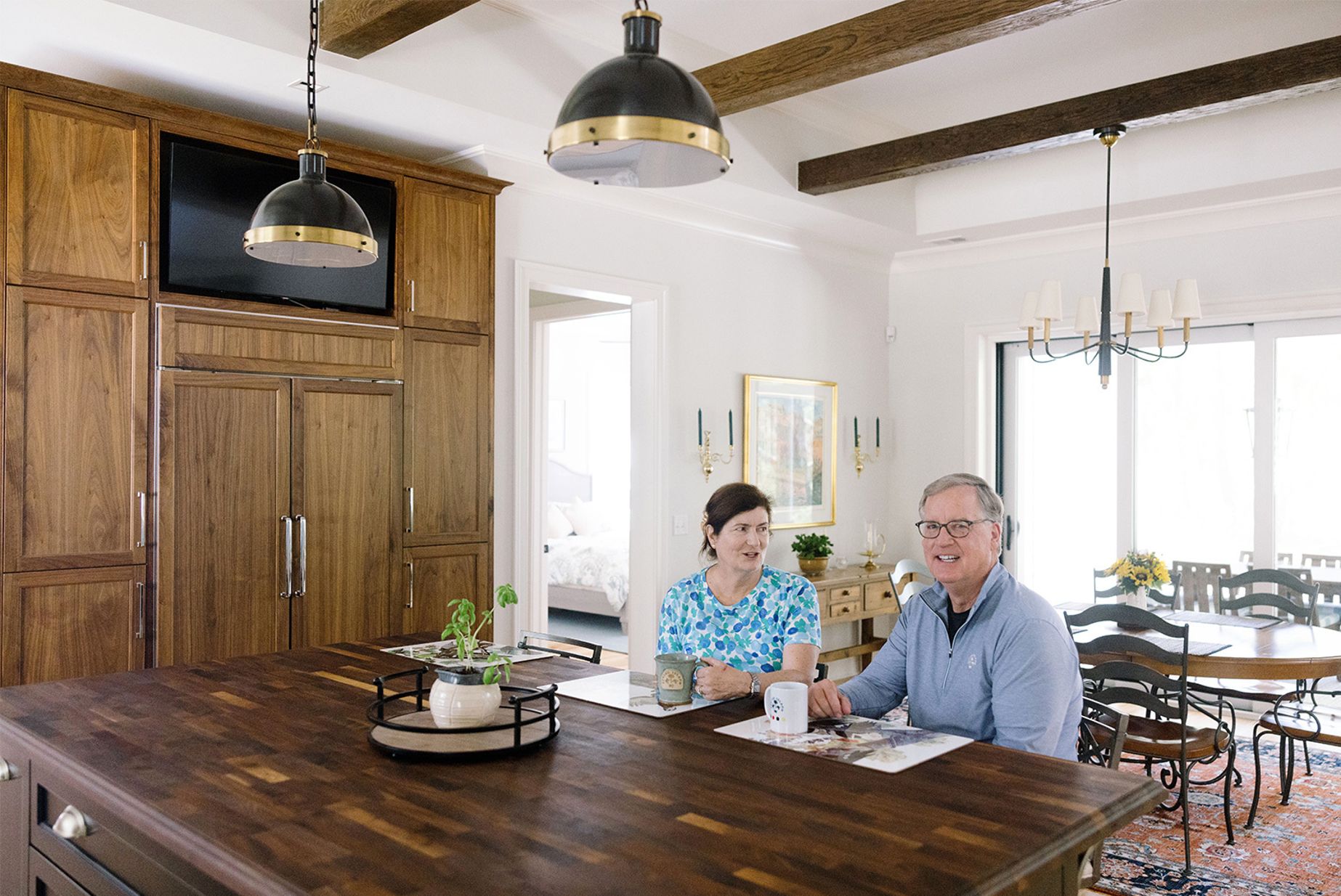 PLMR couple kitchen